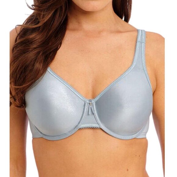 Wacoal Blue Arona Basic Beauty Full Figure Seamless Underwire Bra - Picture 1 of 6
